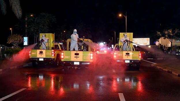 Dubai Municipality Starts Disinfection Campaign