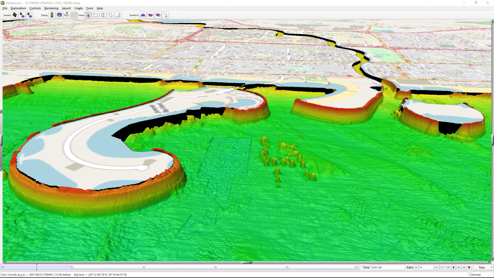 Bathymetry Survey 1 Bathymetry Survey - مسح قياس الأعماق