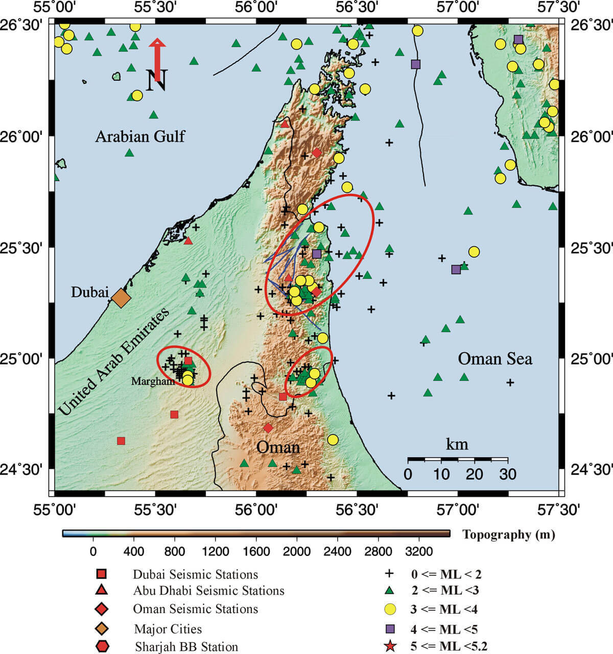 Dubai Seismic Network