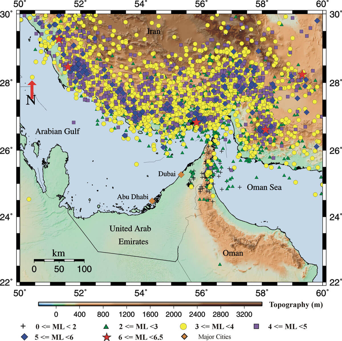 Dubai Seismic Network