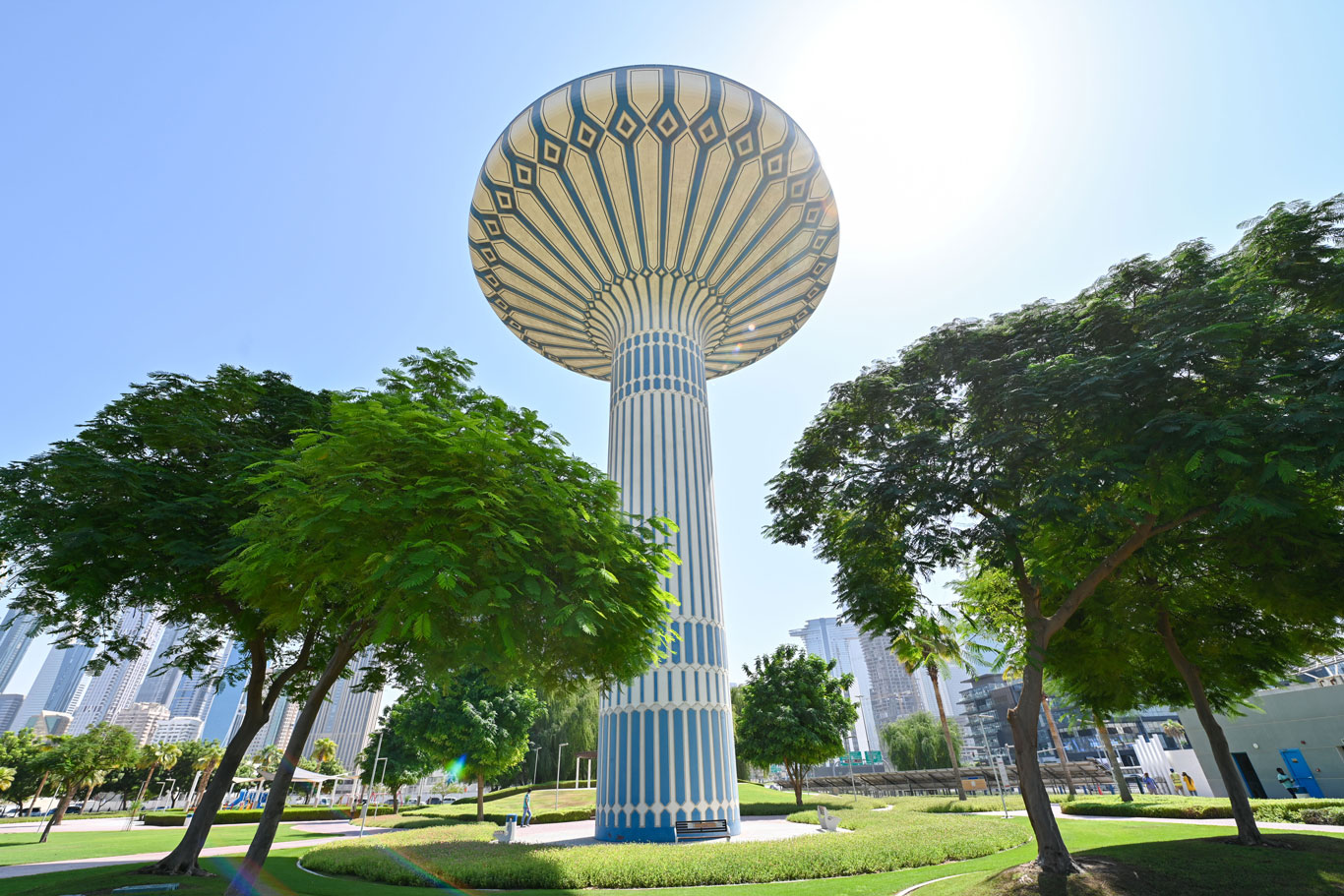 The  reservoir of Al Khazzan Park 1